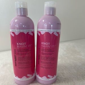 2-LOT Aunt Jackie's Knot Havin it Leave in Ultimate Detangling Moisturizer